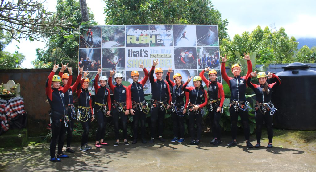 adrenaline rush bali canyoning