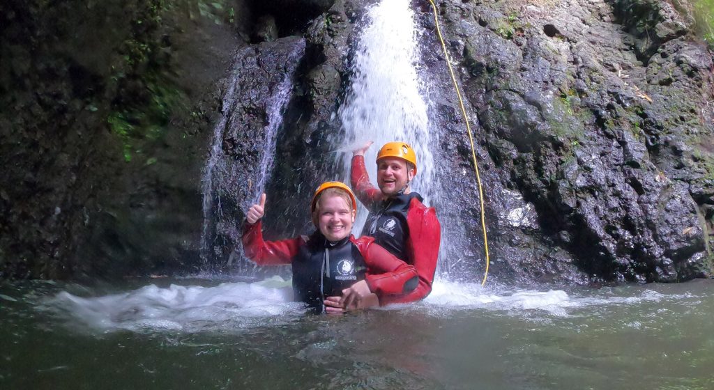 best canyoning bali