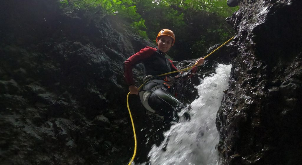 best canyoning in bali
